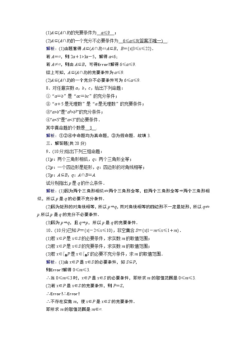 充分条件、必要条件PPT课件02