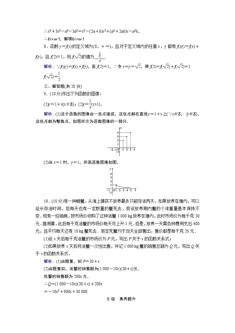 人教B版数学必修1 3.1.1　函数及其表示方法（第2课时） PPT课件+练习03