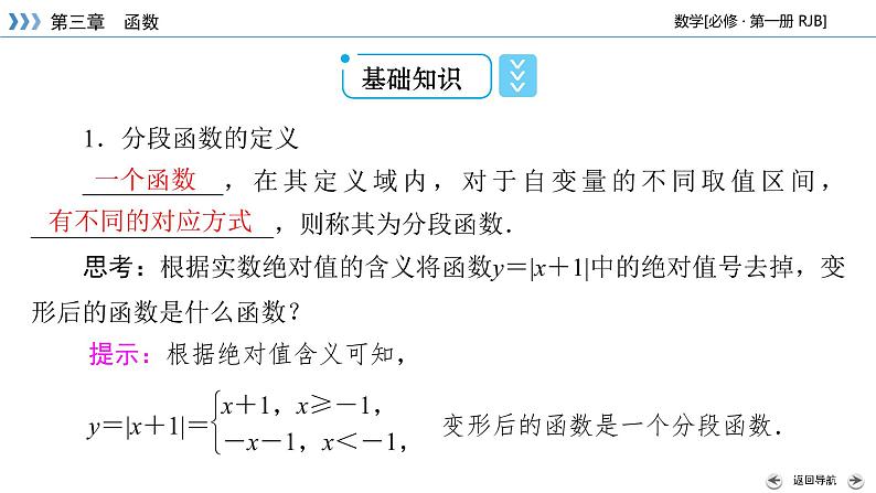 人教B版数学必修1 3.1.1　函数及其表示方法（第3课时） PPT课件+练习06