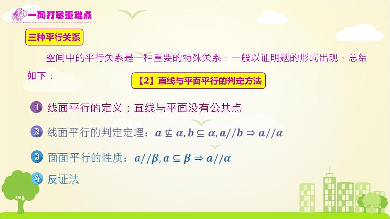 人教A版2019必修第二册 8.5 空间直线、平面的平行（2） PPT课件04