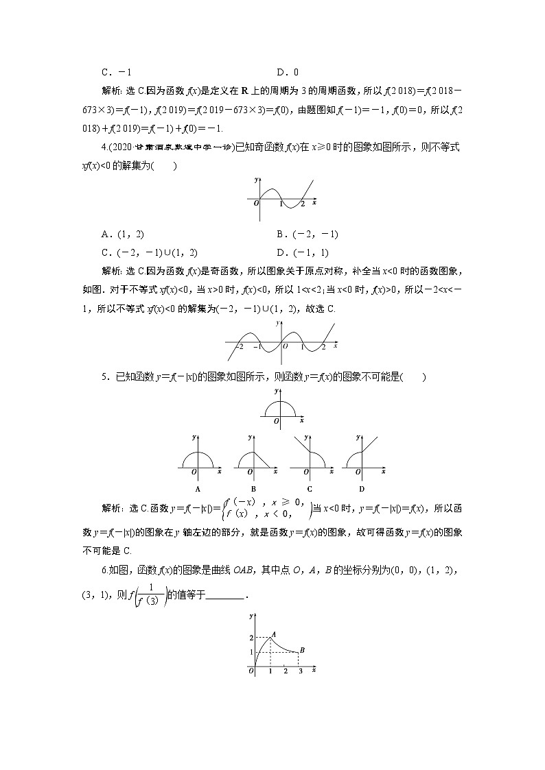 2023届高考一轮复习讲义（文科）第二章　函数概念与基本初等函数    第7讲　高效演练 分层突破学案第2页