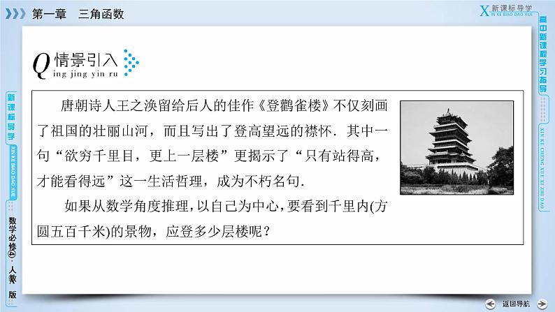 人教A版数学必修4  1.2.1　任意角的三角函数(第1课时） PPT课件+练习05