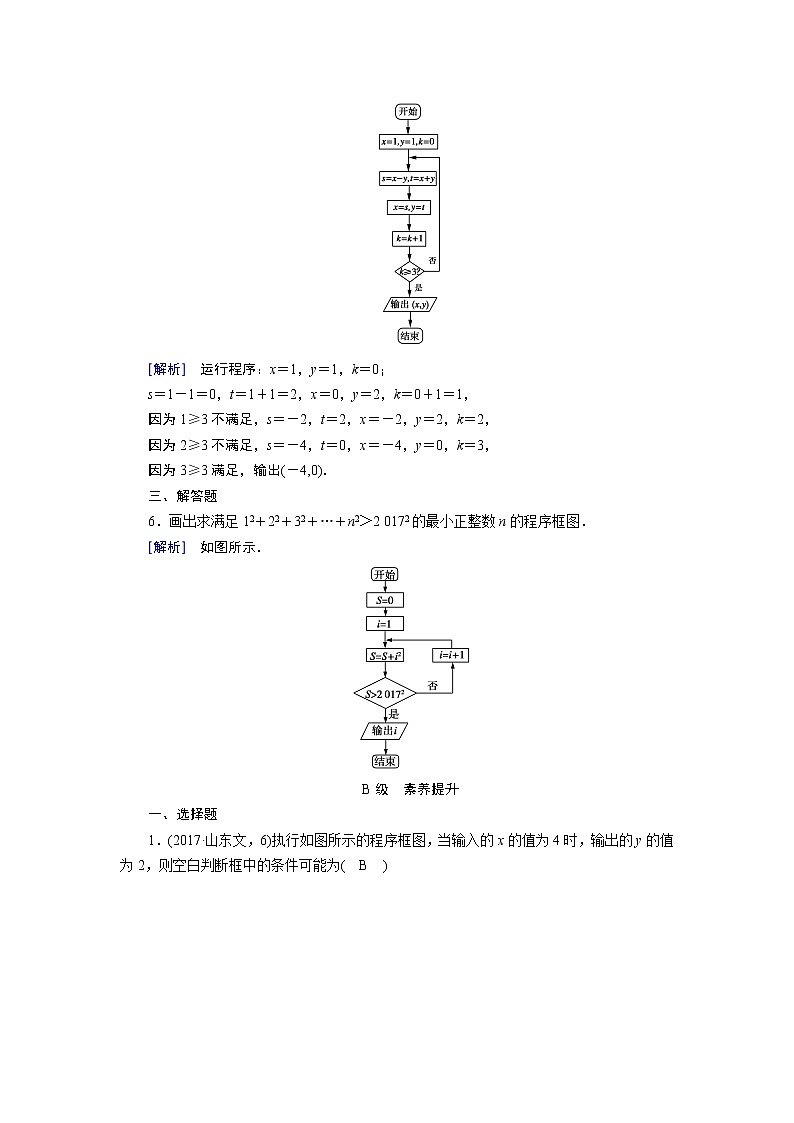 人教A版数学必修3  1.1.2 程序框图与算法的基本逻辑结构 第3课时 PPT课件+练习03