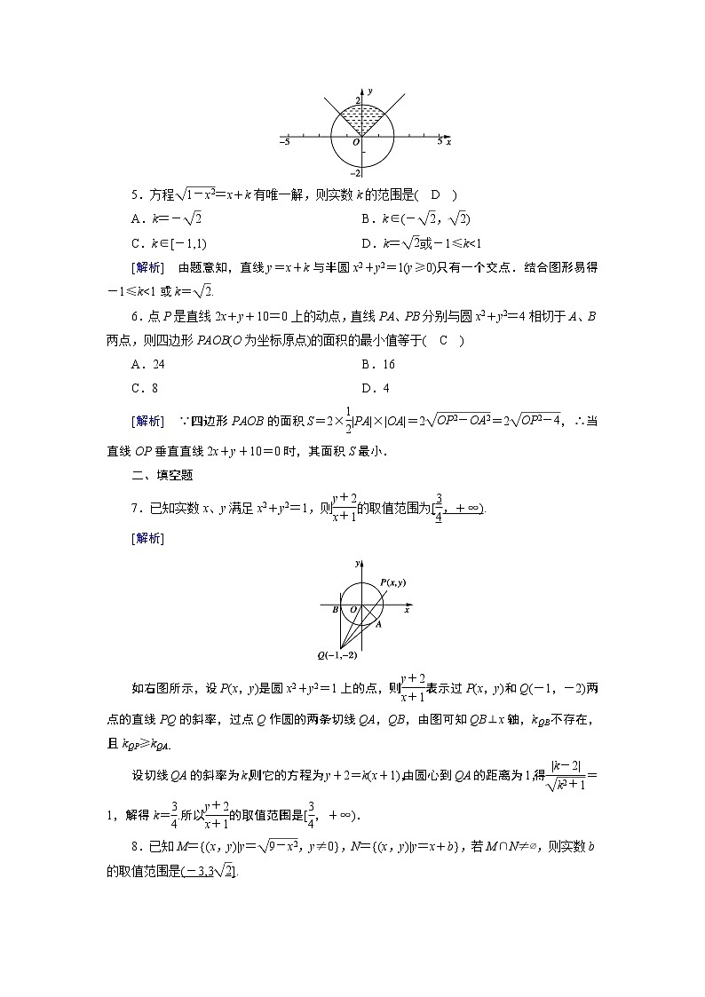 人教A版数学必修2  4.2.3 直线与圆的方程的应用 PPT课件+练习02