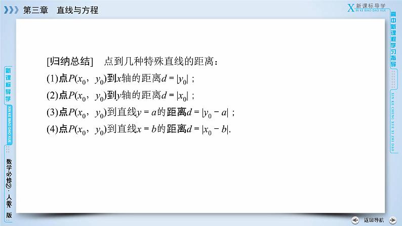 人教A版数学必修2  3.3.3、3.3.4 点到直线的距离 PPT课件+练习08