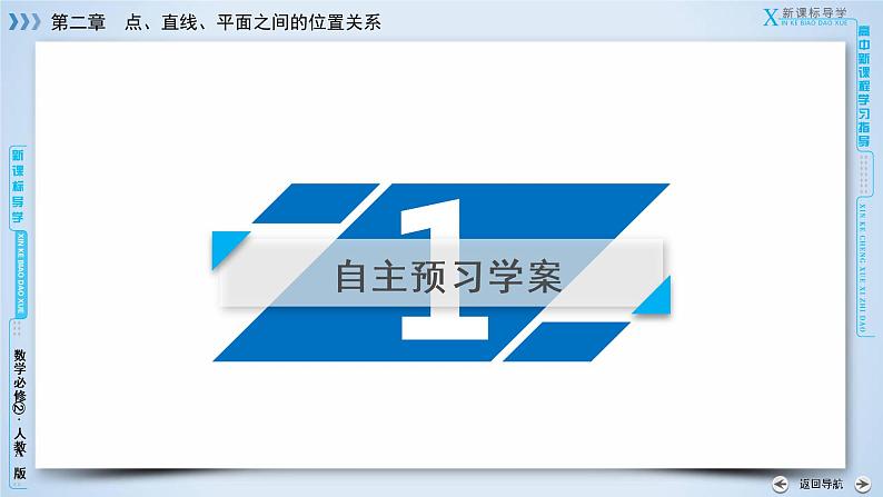 人教A版数学必修2  2.1.1 平面 PPT课件+练习06