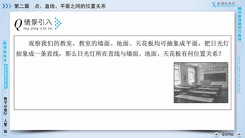 人教A版数学必修2  2.1.3、2.1.4 空间中直线与平面之间的位置关系 PPT课件+练习06