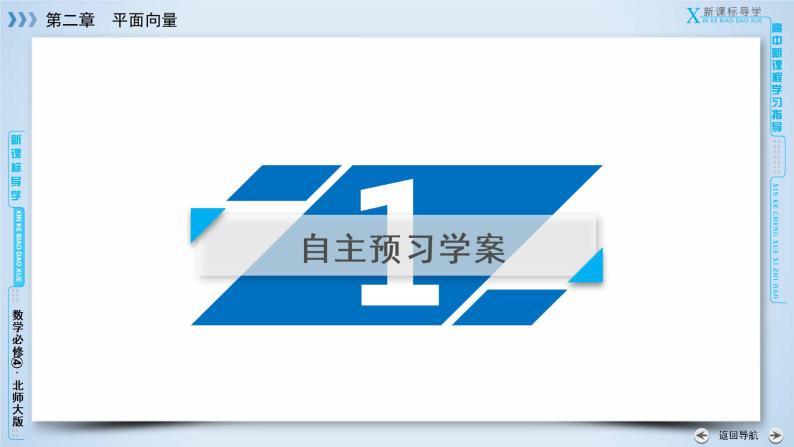 北师大版数学·必修4 第2章 4.3 平面向量共线的坐标表示 PPT课件+练习05