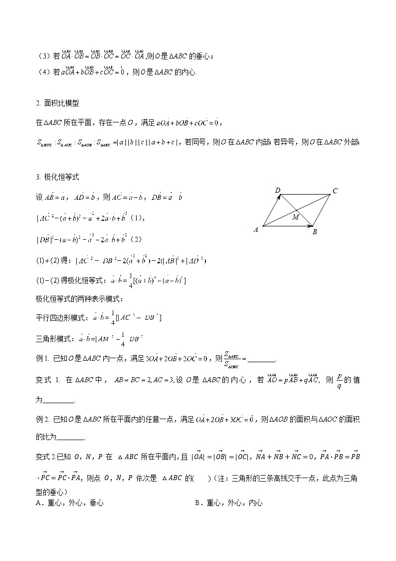 第五章 第四节 平面向量的综合问题-2022届新高考数学一轮复习考点讲解+习题练习学案03