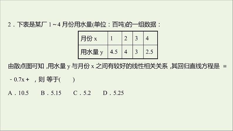 2021_2022学年新教材高中数学课时练17一元线性回归模型课件新人教B版选择性必修第二册04