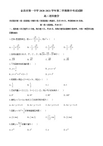 甘肃省金昌市第一中学2020-2021学年高二下学期期中考试数学（理 ）试题（含答案）