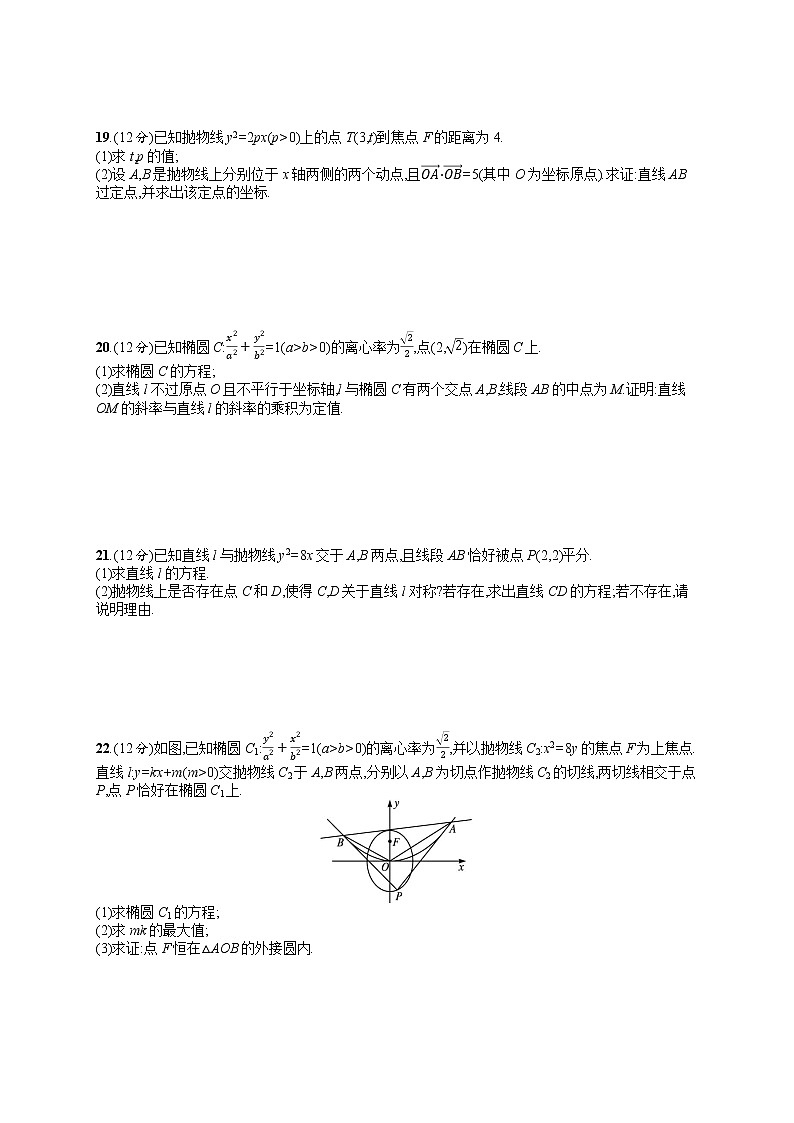 人教版高中数学高考一轮复习训练--解析几何03