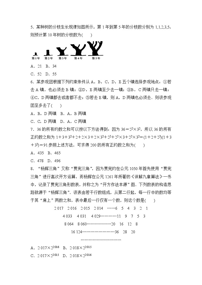 高考数学(理数)一轮复习刷题小卷练习40《推理与证明》 (学生版)第2页