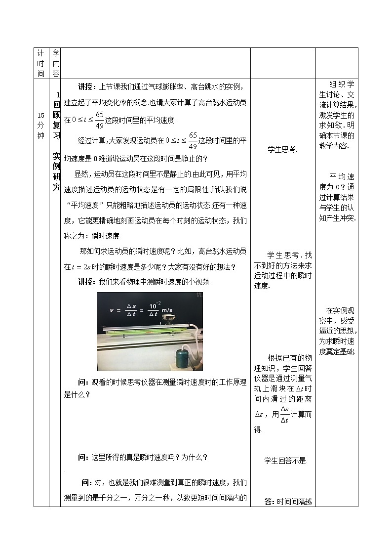 高中数学优质课《导数的概念》课件与教学设计03
