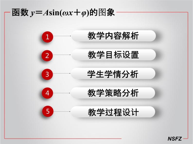 高中数学优质课《函数y＝Asin(ωx＋φ)的图象和性质》课件与教学设计02