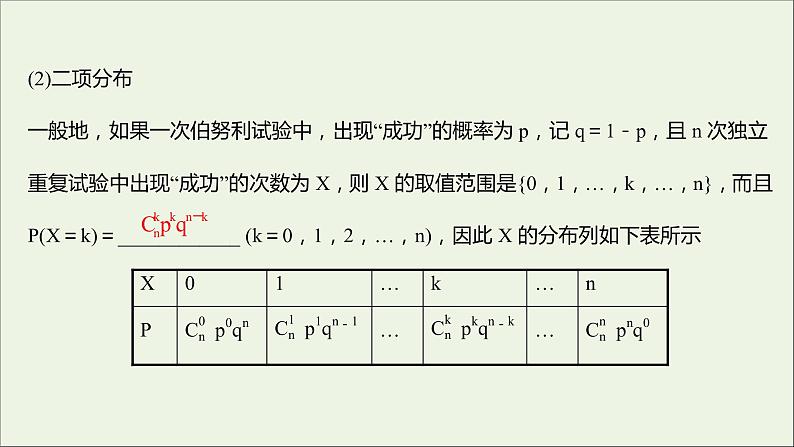 2021_2022学年新教材高中数学第四章概率与统计2.3二项分布与超几何分布课件新人教B版选择性必修第二册04