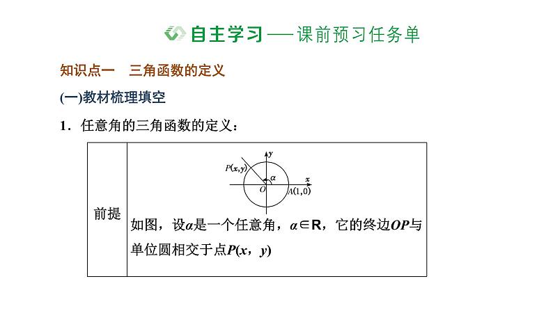 5.2.1 三角函数的概念课件PPT02