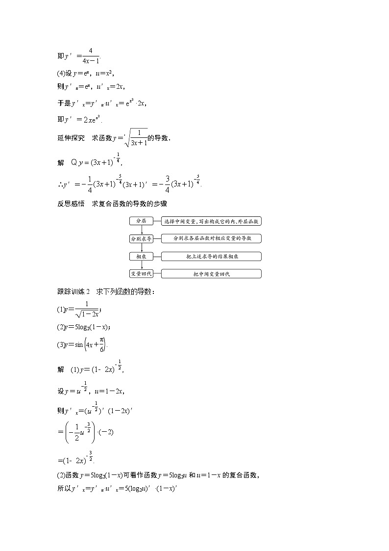 第二章 §5　简单复合函数的求导法则学案03