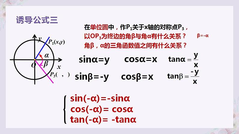 高一上学期数学人教A版（2019）必修第一册5.3诱导公式 课件06