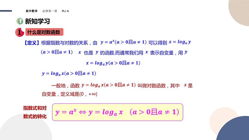高中数学人教新课标A版必修一-4.4对数函数同步教学课件（22张）03