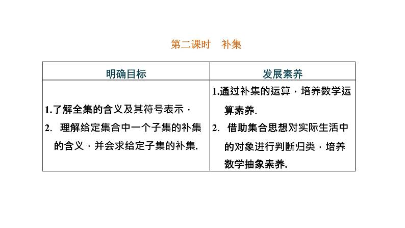 1.3 第二课时 补集课件PPT第1页