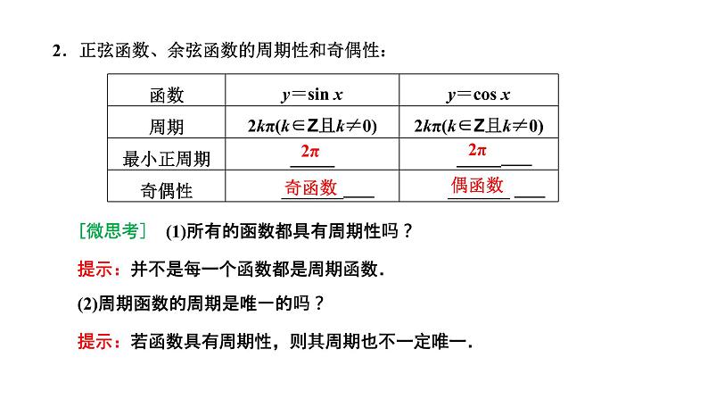 5.4.2  第一课时  正弦函数、余弦函数的周期性与奇偶性课件PPT03