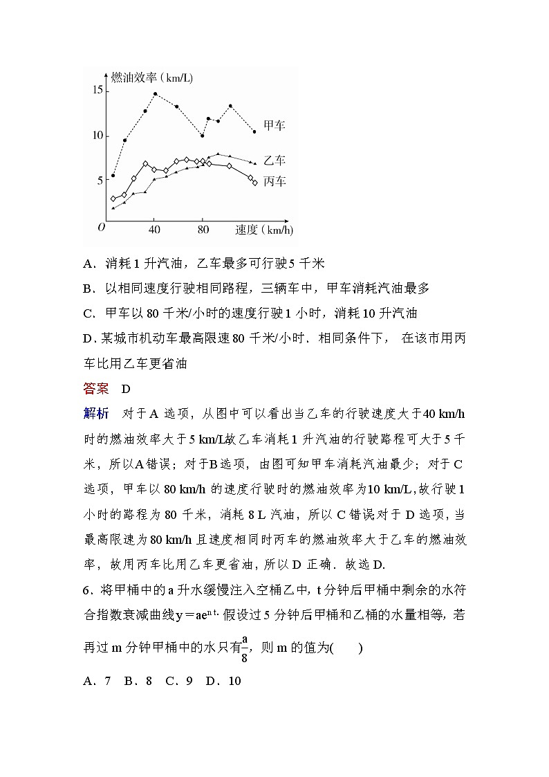 高考数学(理数)一轮课后刷题练习：第2章　函数、导数及其应用2.9(教师版)第3页