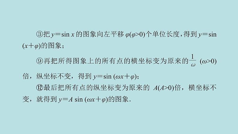 2022届高考数学理一轮复习新人教版课件：第三章三角函数解三角形第五节函数y＝Asinωx＋φ的图象性质及应用第5页