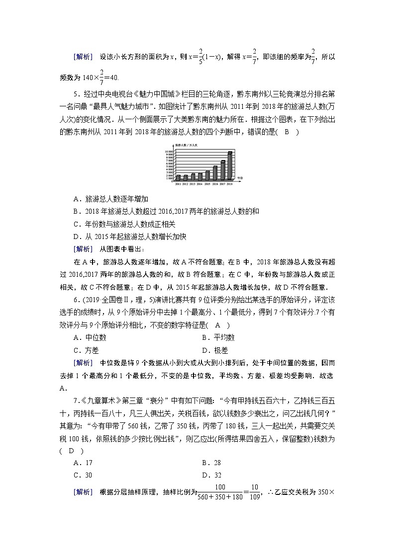 人教A版数学必修3  学业质量标准检测2 试卷02