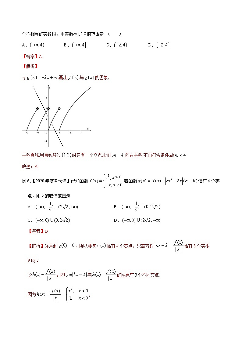 2022高考数学一轮复习专题07 函数的零点问题（解析卷）第3页