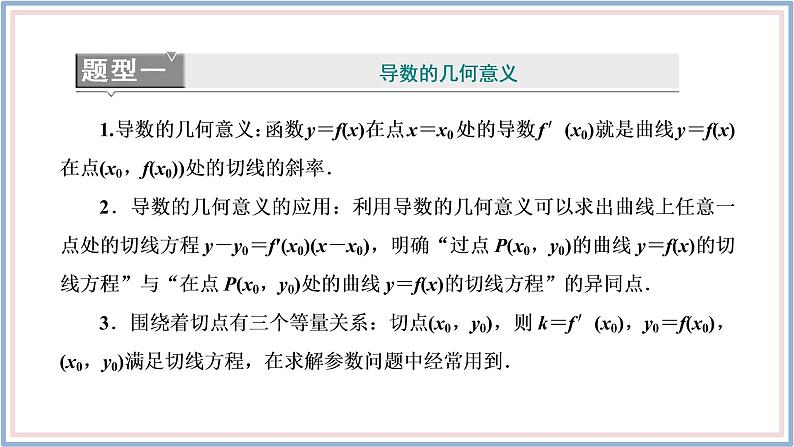 2021-2022新教材苏教版数学选择性必修第一册课件：第五章导数及其应用章末复习与总结04