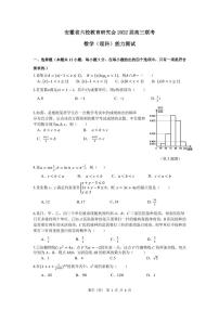 2022届安徽省六校教育研究会高三下学期2月联考试题 数学（理） PDF版