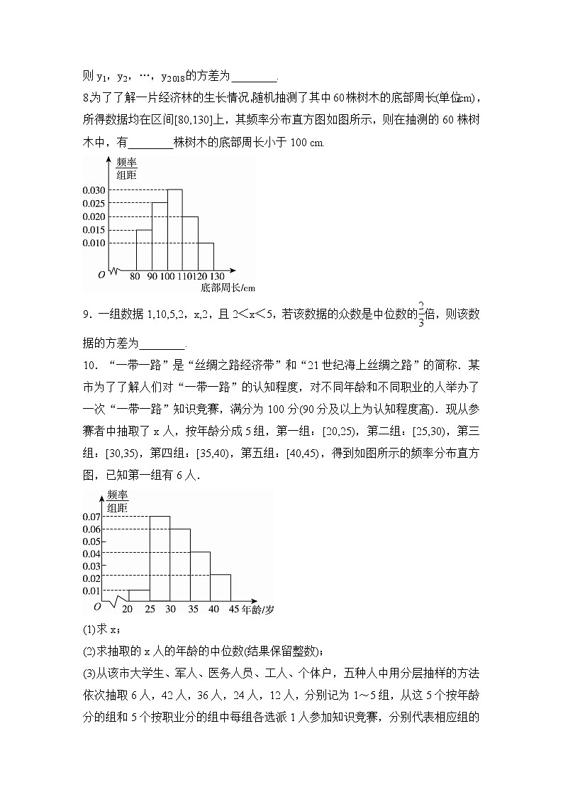 高考数学(理数)一轮复习课时作业61《用样本估计总体》(原卷版)第3页