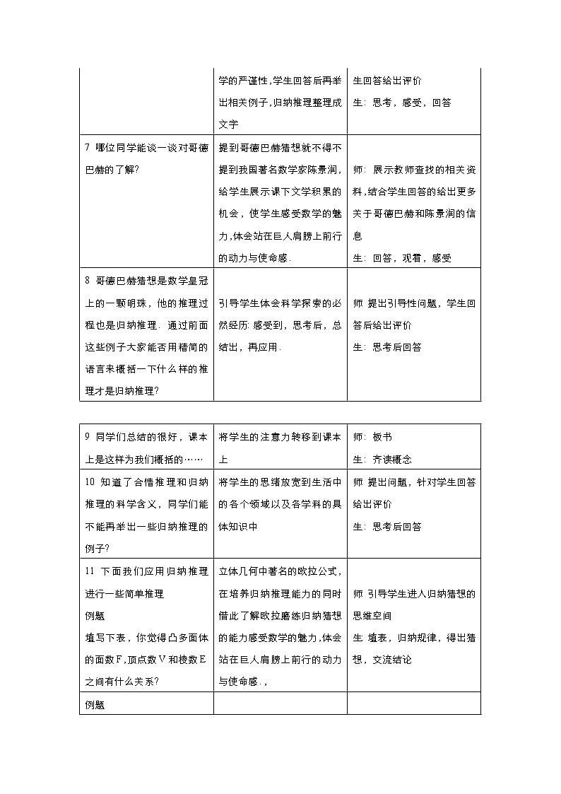 2021-2022高中数学人教版选修2-2教案：2.1.1合情推理+（二）+Word版含答案02