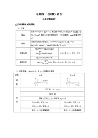 专题05 函数 5.4对数函数 题型归纳讲义-2022届高三数学一轮复习（原卷版+解析版）