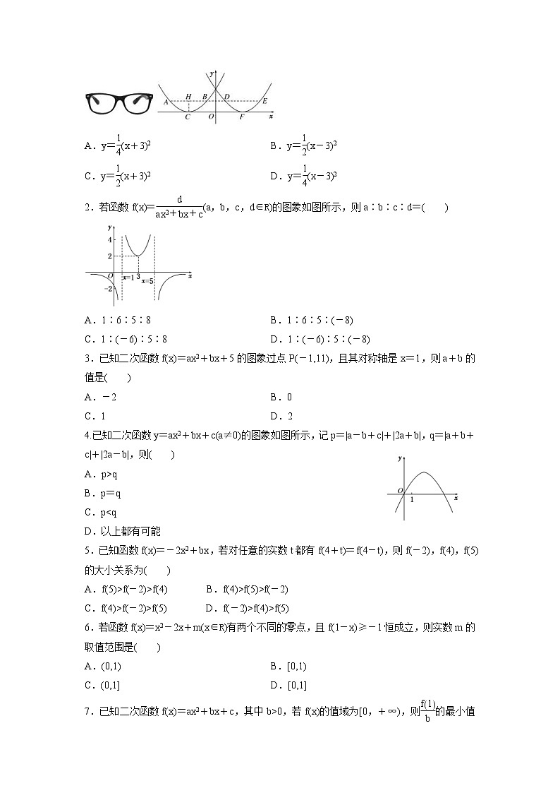 高考数学(理数)一轮复习：课时达标检测07《二次函数与幂函数》(学生版)02