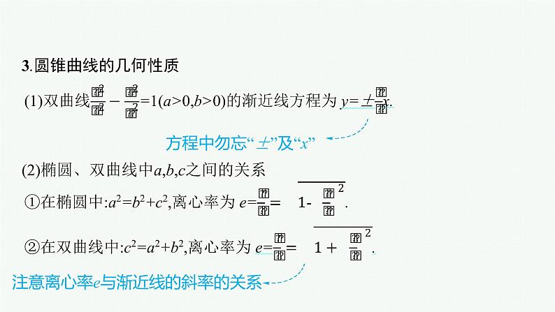 人教版新高考数学二轮复习课件--圆锥曲线的定义、方程与性质第8页