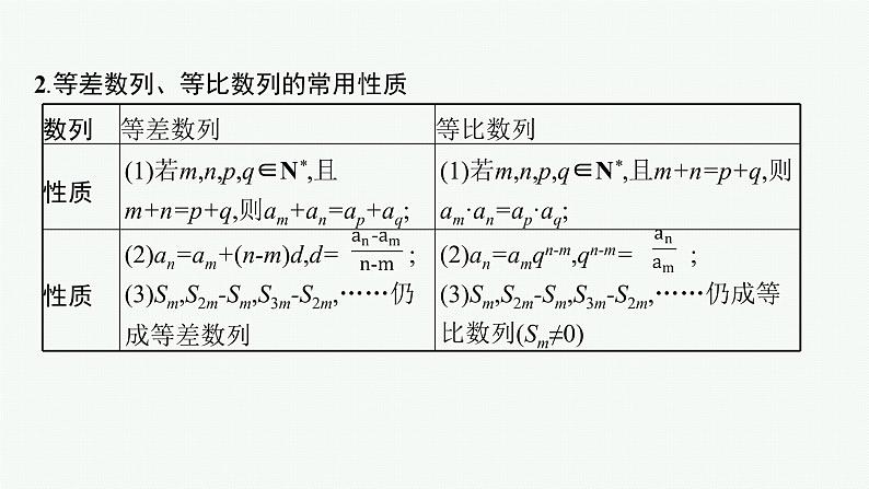 人教版新高考数学二轮复习课件--专题三　数列06