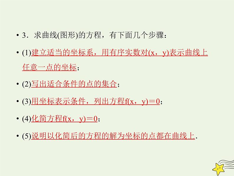 2021_2022高中数学第二章圆锥曲线与方程1曲线与方程2求曲线的方程1课件新人教A版选修2_1第6页