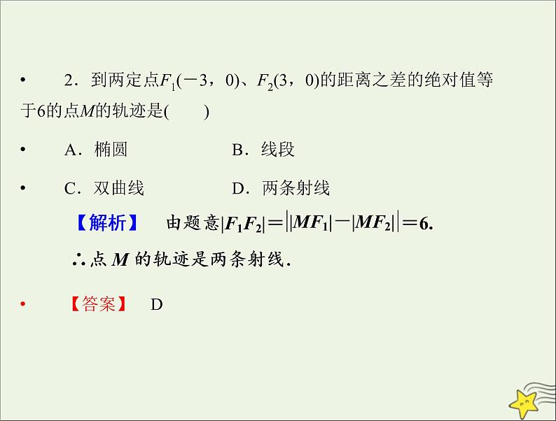 2021_2022高中数学第二章圆锥曲线与方程3双曲线1双曲线及其标准方程1课件新人教A版选修2_106
