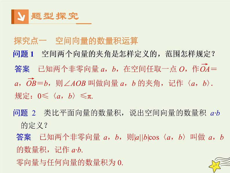 2021_2022高中数学第三章空间向量与立体几何1空间向量及其运算3空间向量的数量积运算1课件新人教A版选修2_107