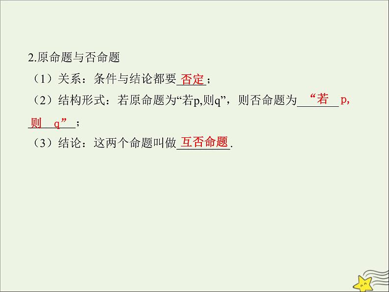 2021_2022高中数学第一章常用逻辑用语1命题及其关系23四种命题四种命题间的关系3课件新人教A版选修2_105