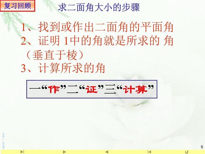 8.6.3平面与平面垂直2判定 人教版高中数学新教材必修第二册课件第5页