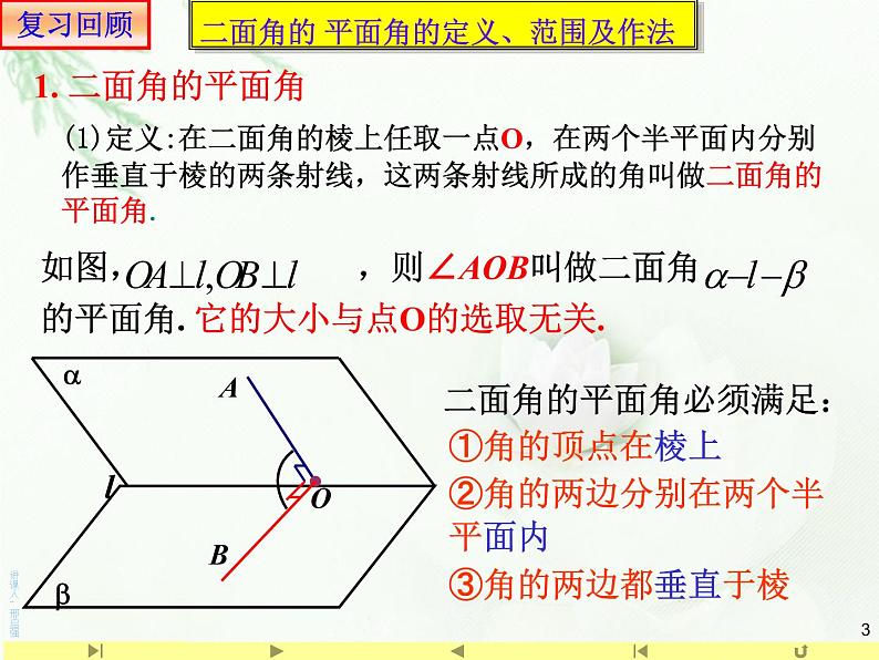 8.6.3平面与平面垂直3性质 人教版高中数学新教材必修第二册课件03