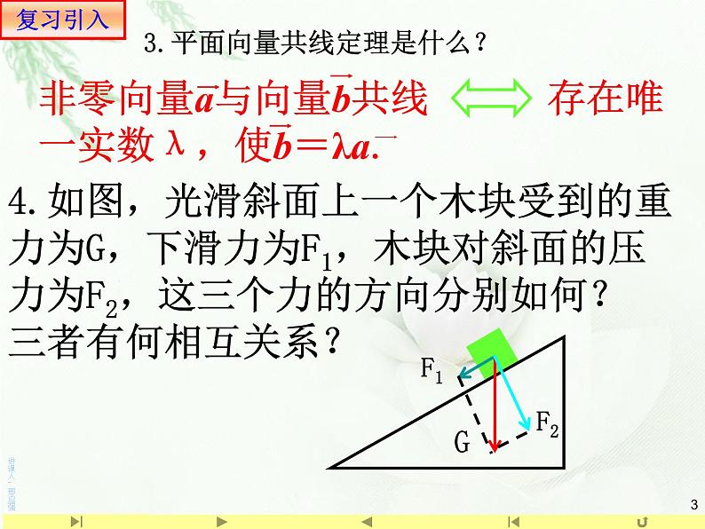 6.3.1平面向量的基本定理及坐标表示 人教版高中数学新教材必修第二册课件03