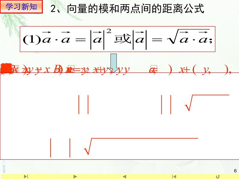 6.3.5平面向量数量积的坐标表示 人教版高中数学新教材必修第二册课件06
