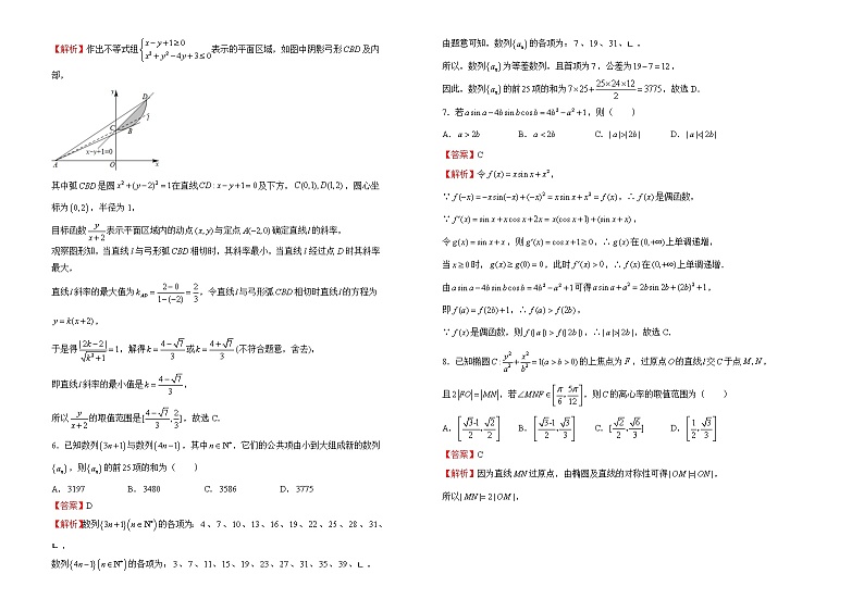 【原创】（新高考）2022届高三二轮综合卷 数学（二） 教师版第2页
