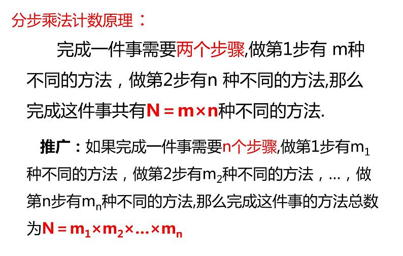 6.1.2分类加法计数原理和分步乘法计数原理的应用 2020-2021学年高二下学期数学同步课件（人教A版2019选择性必修第三册）05