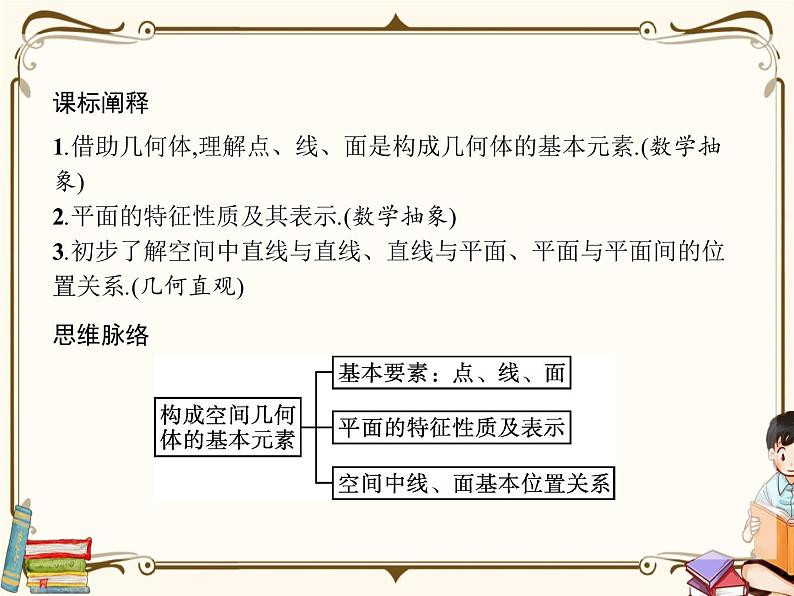 高中数学北师大版 必修第二册第六章 ——1.1构成空间几何体的基本元素【课件+同步练习】02