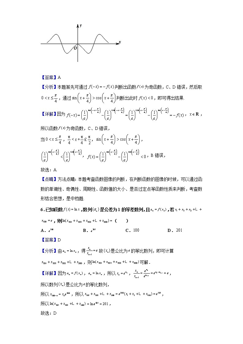 2021届湖南省长沙市长郡中学高三下学期二模数学试题含解析第3页